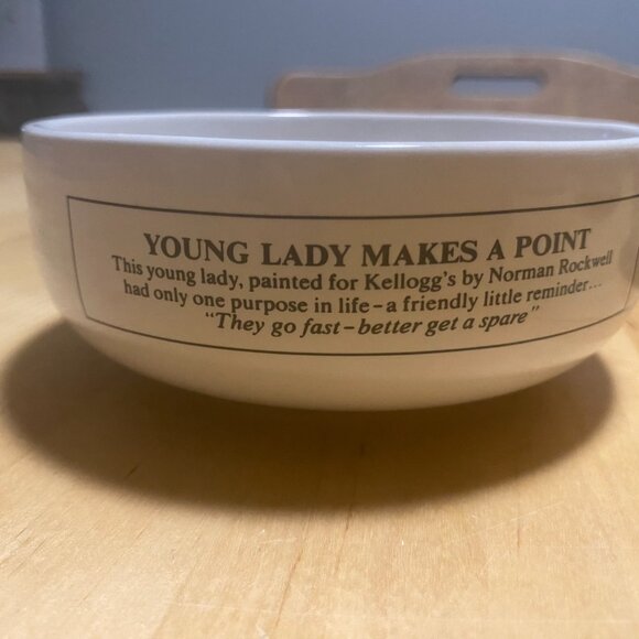 12-(VK) Vintage.Kitchen. Collectors. Rare. Norman Rockwell. Kelloggs. Bowls. - Picture 13 of 13